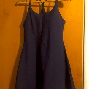 Summer dress with pocket in full lined skort